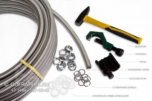 Труба гофра нержавейка 15(1/2\")-50(2\"), (Корея) Kofulso Производитель ...