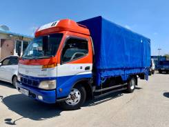 Hino Dutro. Длинный, широкий, борт + тент, 4WD, не конструктор., 4 000 куб. см., 3 000 кг., 4x2