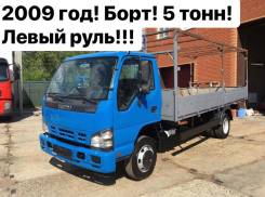 Isuzu NQR. -75. Левый руль. Бортовой 2009 г! Г/П 5 Тонн! в Новосибирске, 5 200 куб. см., 5 000 кг., 4x2