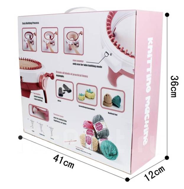 Вязальная цилиндрическая ручная машинка (мельница). Полезный подарок ...