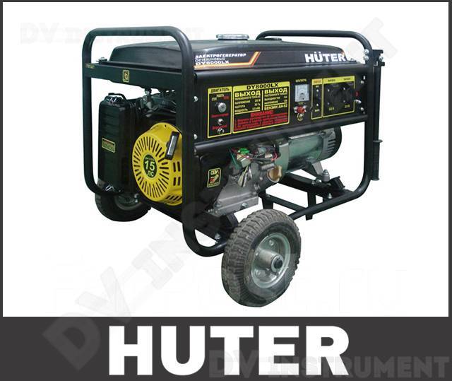 Бензиновый генератор huter dy6500lxw