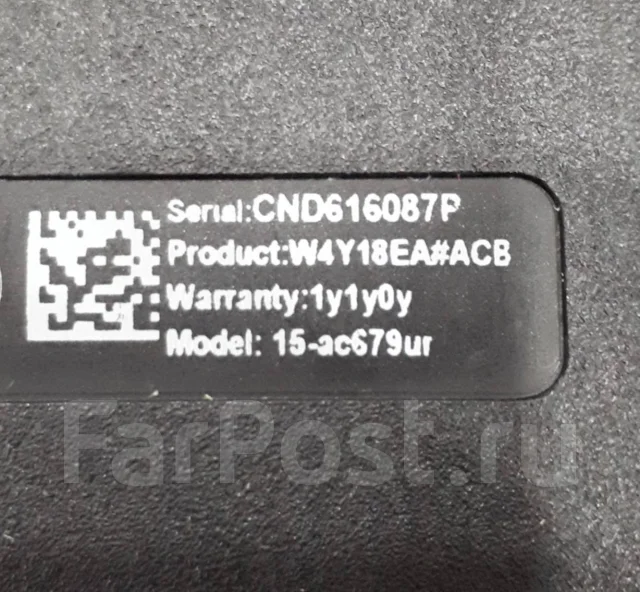 HP 15-ac679ur. 15.6", 1,6����, ��� 4 ��, ���� 500���, WiFi: 1, Bluetooth: 1, ����������� �� 7��. ����