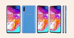 Samsung Galaxy A70. �����, �����, 3G, 4G LTE, Dual-SIM, NFC ����
