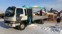 Hino Ranger. кран-борт 5т, 7 200 куб. см., 5 000 кг., 4x2