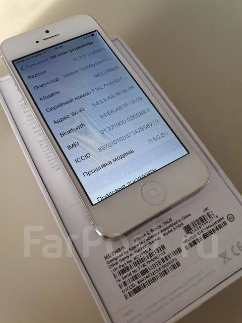 Apple iPhone 5. �/�, �����, 4G LTE ����