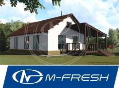 M-fresh Azart! (Проект экономичного дома для семьи с антресолью) в Красногорске M-fresh Azart! (Проект экономичного дома для семьи с антресолью). до 100 кв. м., 1 этаж, 3 комнаты, бетон
