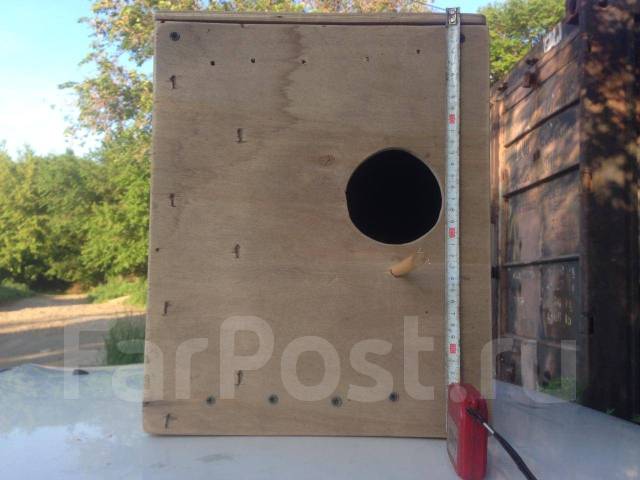 Гнездовой домик для средних попугаев - Аксессуары во Владивостоке