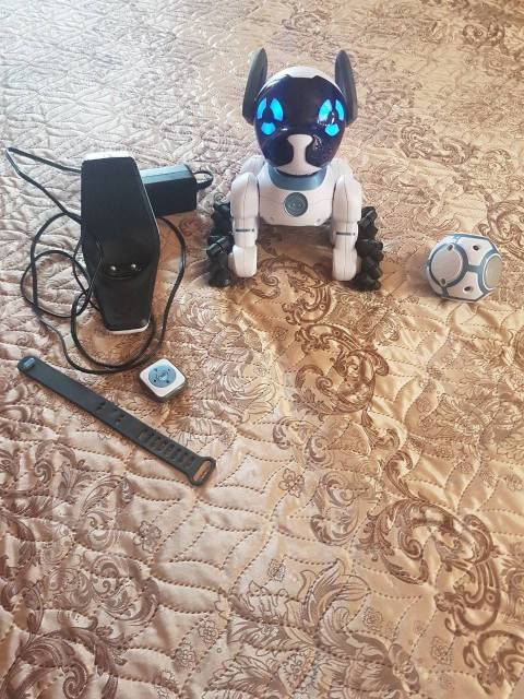Робот собака chip wowwee, б/у, в наличии. Цена: 8 000₽ во Владивостоке