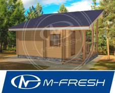 M-fresh проект Бани эконом из бруса с парной и моечной в Анадыре M-fresh проект Бани эконом из бруса с парной и моечной. до 100 кв. м., 1 этаж, 1 комната, дерево