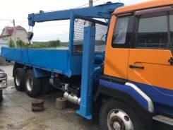 Nissan Diesel. Nissan UD с манипулятором, 17 990 куб. см., 10 000 кг., 6x4