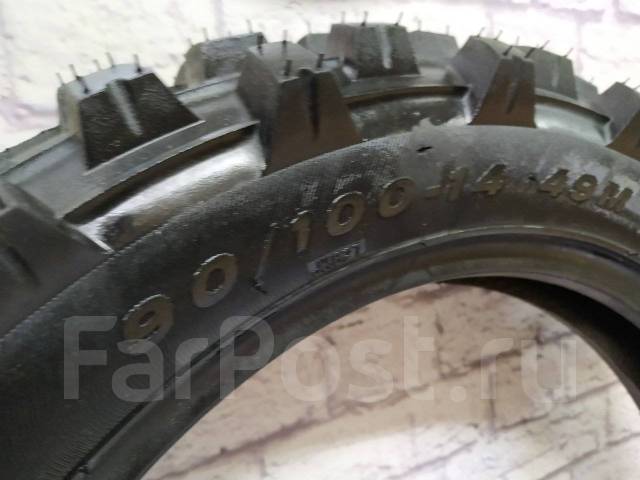 Покрышка кроссовая (Резина ) Nylon 90/100-14 Отправка по РФ, новый, в ...