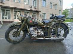 Урал М-72. 750 куб. см., исправен, птс, без пробега