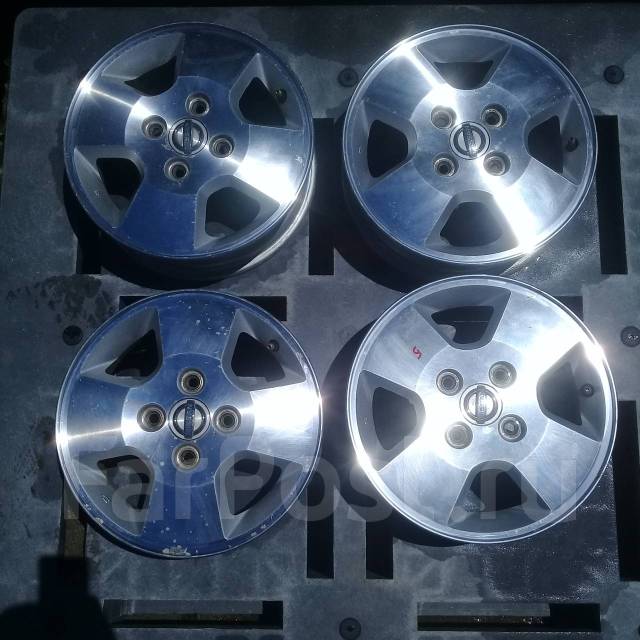 Диски литые Suzuki R13, 4-100, 13", 1 шт, 4x100, 54,1 мм. 4 шт, б/у, в ...