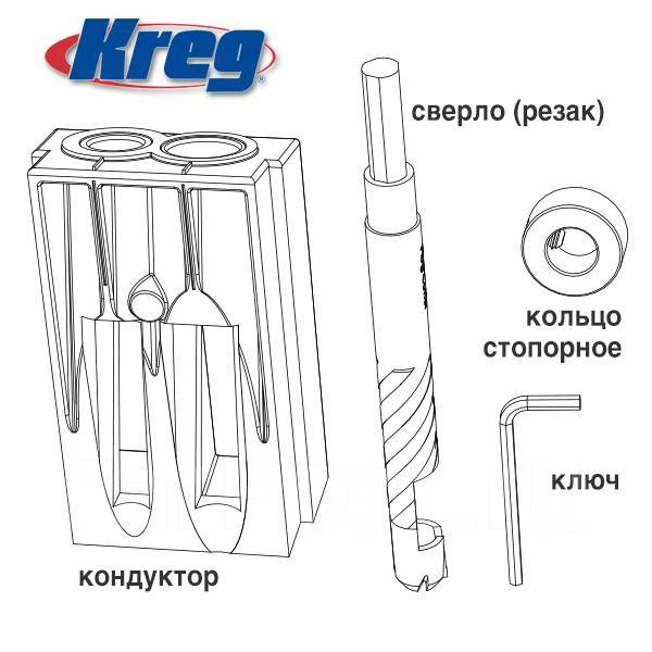 Кондуктор под косой шуруп чертеж