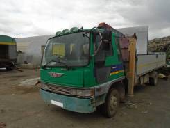 Hino Ranger. Бортовой грузовик c манипулятором Unic, 7 500 куб. см.