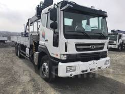 Daewoo Novus, 2019 в Иркутске Daewoo Novus. 15.5 тонн HIAB 190 (7тонн), 10 964 куб. см., 6x4
