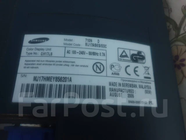 Samsung. 17". ��� ����� �� ������������ ����