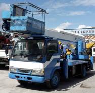 Isuzu Elf. Продаётся Isuzu ELF Автовышка Aichi SK22A, в наличии, без пробега по РФ, 4 800 куб. см., 23,00 м.