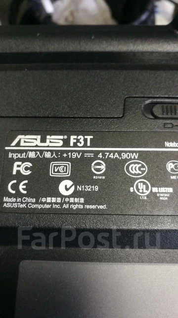 Asus F3Tc. 15.4", 2����, ��� 512 ��, WiFi: 1 ����