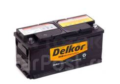 Аккумулятор Delkor 61038L емк.110А/ч п. т.900а в Находке Delkor. 110 А.ч., Обратная (левое), производство Корея