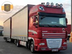 DAF XF105. DAF XF 105.410 автопоезд 120 м3, работал на Европу, 12 902 куб. см., 26 000 кг., 6x2