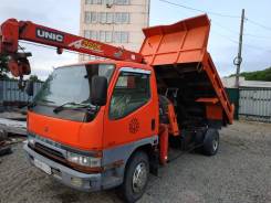 Mitsubishi Fuso Canter. Mitsubishi canter самосвал с манипулятором, 5 300 куб. см., 5 000 кг., 4x2