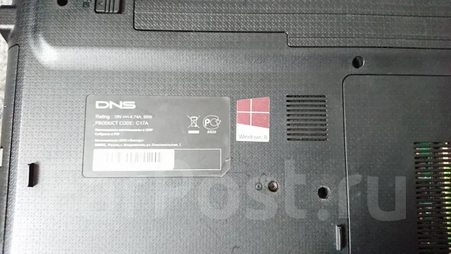 DNS Home. 17.3", 2,3����, ��� 8 ��, ���� 750���, WiFi: 1, Bluetooth: 1, ����������� �� 2��. ����
