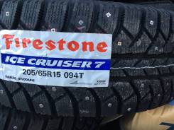 Firestone Ice Cruiser 7. Зимние, шипованные, 2017 год, 5 %, 4 шт