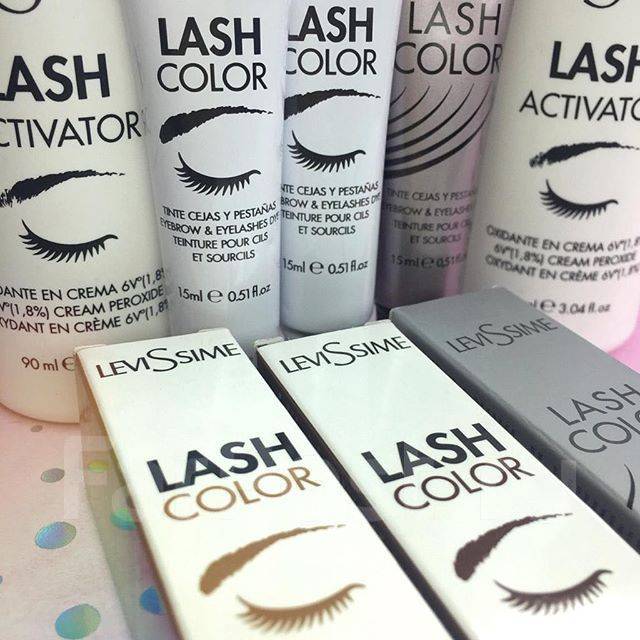 Краска для бровей lash color состав