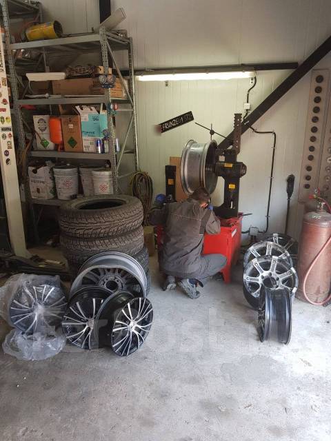 Правка/прокатка/Ремонт литых дисков. Шиномонтаж 24. (Аргон), легковые ...