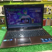 Asus K53S. 15.6", 2 400����, ��� 4 ��, ���� 320���, WiFi: 1, Bluetooth: 1, ����������� �� 2��. ����