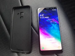 Samsung Galaxy A8 2018. �/�, 32 ��, ������, 3G, 4G LTE, NFC