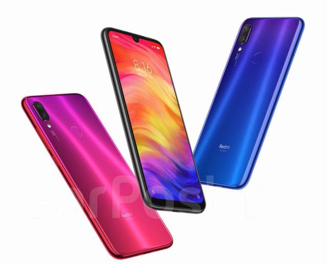 Xiaomi Redmi Note 7 4Gb/64Gb Разные цвета. iMarket, моноблок, новый, в ...