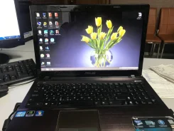 Asus K53SD. 15.6", 2,3����, ��� 6 ��, WiFi: 1, Bluetooth: 1 ����