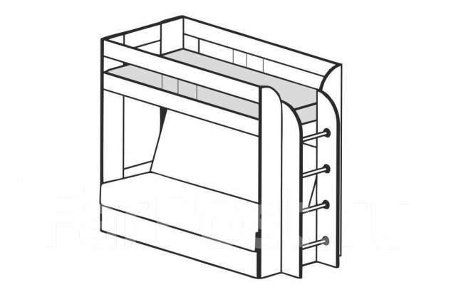 Кровать 2 ярусная немо