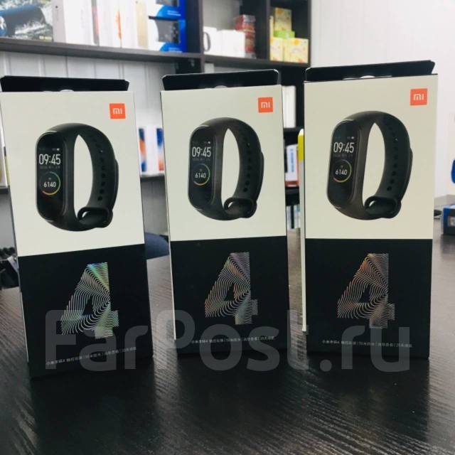 Новинка! Фитнес браслет Xiaomi Mi band 4! Русский язык! ApStore, IP68 ...