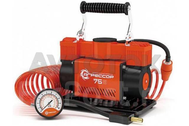 Компрессор Агрессор 12V/30A 300W,75л/мин AGR-75 - Инструмент и ...