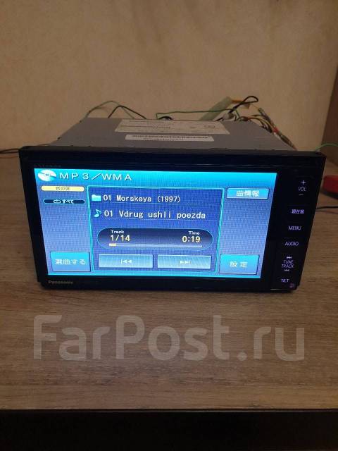 Свежая широкая Panasonic strada cn-h500wd dvd,cd,sd,iPod,bluetooth