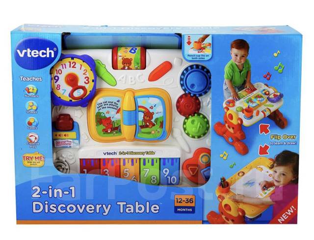Развивающий Игровой Центр Vtech - 2-in-1 Discovery Table - Игрушки во ...