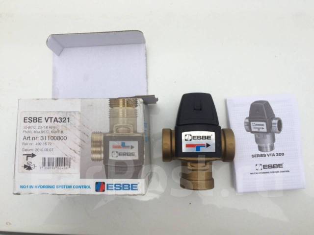 Термостатический смесительный клапан ESBE VTA321 1/2 - Сантехника и ...