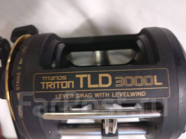 Катушка мультипликаторная Shimano Triton TLD 3000L, б/у, в наличии. Цена: 8  950₽ во Владивостоке