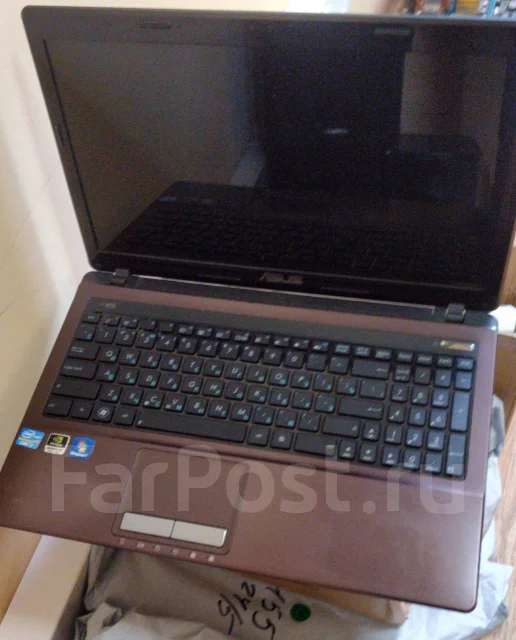 Asus K53S. 15.6", 2 200����, ��� 8 ��, ���� 120���, WiFi: 1, Bluetooth: 1, ����������� �� 4��. ����