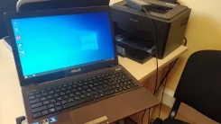 Asus K53S. 15.6", 2 200����, ��� 8 ��, ���� 120���, WiFi: 1, Bluetooth: 1, ����������� �� 4��. ����