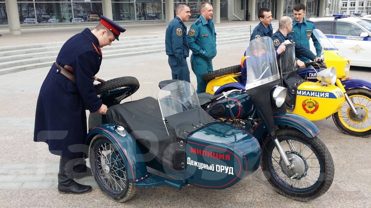 Мотоцикл ИМЗ М 72 милиция