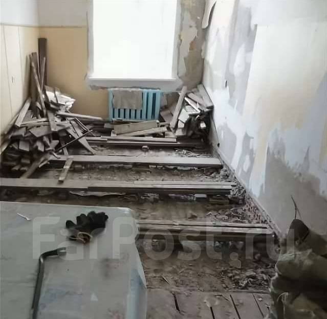 Демонтаж стены перегородки плитки полов штукатурки стяжки Сантехкабины ...