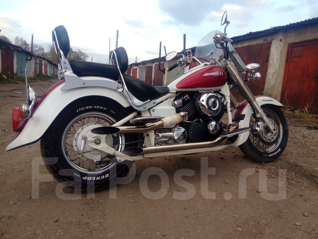 Yamaha Drag Star 1100 с коляской