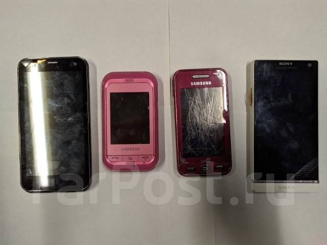 Старые сенсорные телефоны, моноблок, б/у, в наличии во Владивостоке