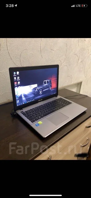 Asus X550L. 15.6", 2,3����, ��� 6 ��, ���� 120���, WiFi: 1, Bluetooth: 1 ����