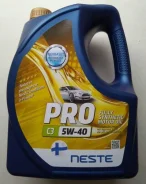 Neste Pro C3/ City Pro 5W40 ACEA C3, API SN, SM/CF 4� ����. 5W-40, �������������, 4��. ����