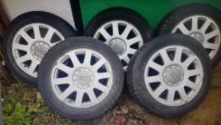 Комплект колес на литых дисках Audi 205/55 R16 в Королеве Комплект колес на литых дисках Audi 205/55 R16. x16" 5x112.00 ЦО 57,1 мм.